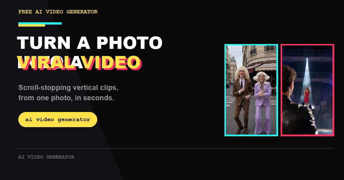 Free AI Video Generator – Viral TikTok Video Maker screenshot